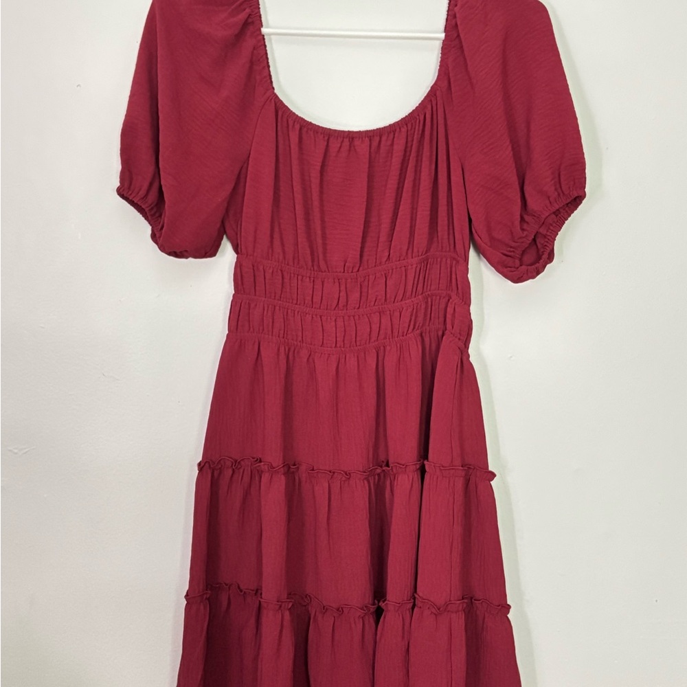 Elegant Red Women's Dress